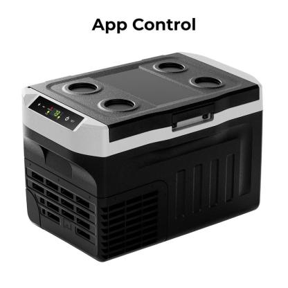 Refrigerador de 12 V, Nevera Portátil para Coche de 22 QT (21 L) y Congelador (-4 °F a 68 °F), Hielera Eléctrica con Compresor (12/24 V CC y 110-240 V CA) para Camping, Viajes y Camiones — Compatible con Múltiples Modelos para una Versatilidad Total