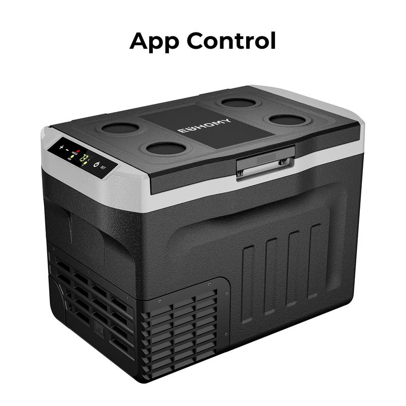 Refrigerador de 12 V, Nevera Portátil para Coche de 22 QT (21 L) y Congelador (-4 °F a 68 °F), Hielera Eléctrica con Compresor (12/24 V CC y 110-240 V CA) para Camping, Viajes y Camiones — Compatible con Múltiples Modelos para una Versatilidad Total