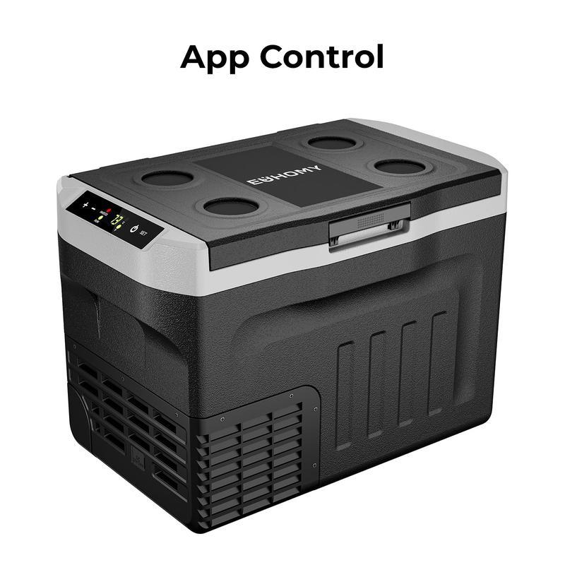 Refrigerador de 12 V, Nevera Portátil para Coche de 22 QT (21 L) y Congelador (-4 °F a 68 °F), Hielera Eléctrica con Compresor (12/24 V CC y 110-240 V CA) para Camping, Viajes y Camiones — Compatible con Múltiples Modelos para una Versatilidad Total