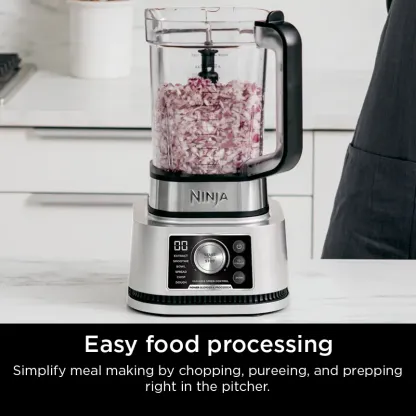 Sistema de licuadora y procesador Ninja Foodi Power con accesorio para bowls de batido y extractor de nutrientes + Licuadora 4 en 1 de 1400 W - SS351