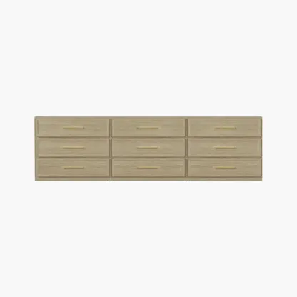 Mesita de noche alta extragrande SICOTAS con 3 cajones de almacenamiento y tiradores dorados, mesa auxiliar moderna para el hogar/dormitorio, ideal para la mesita de noche o la habitación infantil. Requiere montaje. Mueble de interior impermeable.