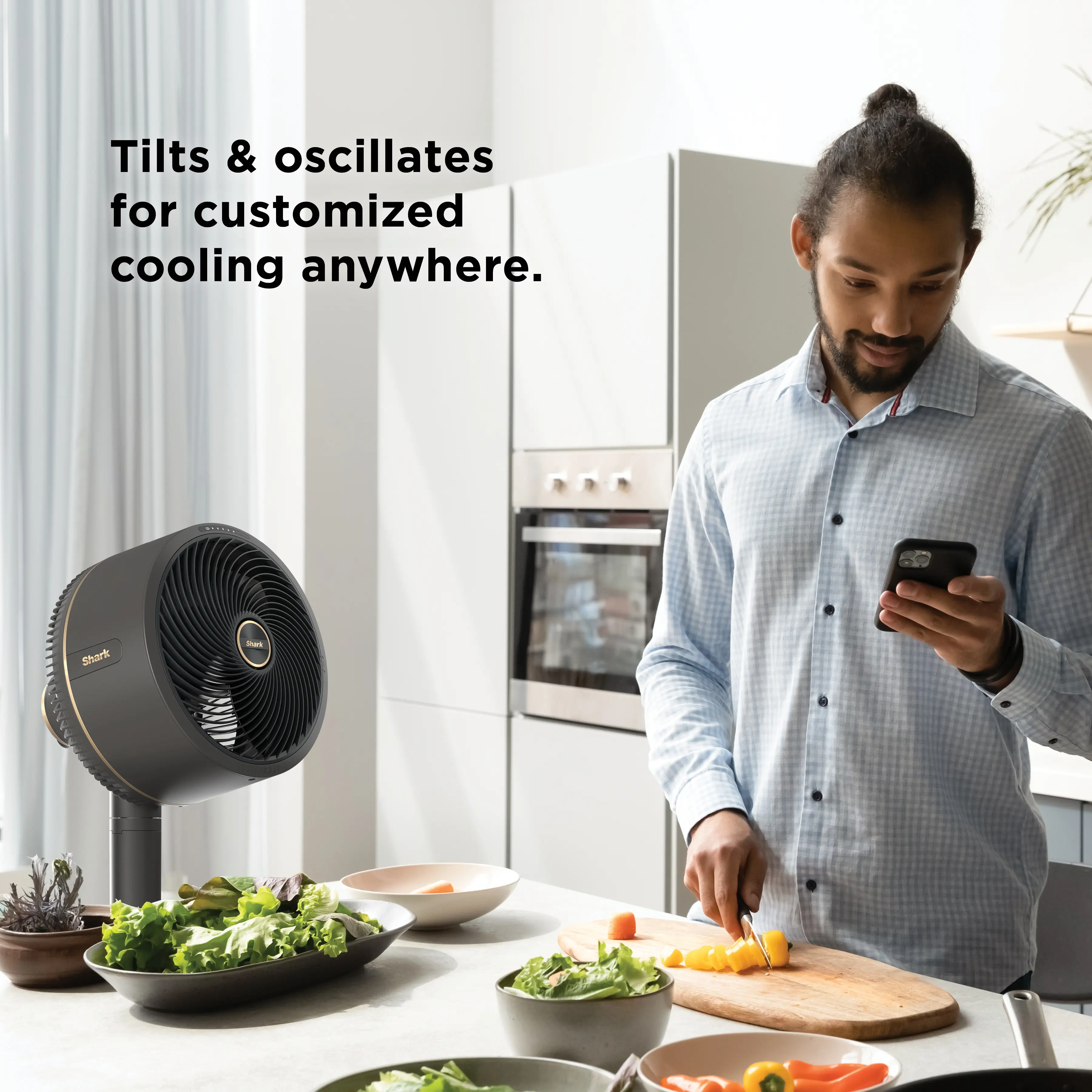 Ventilador Shark FlexBreeze con accesorio de nebulización InstaCool