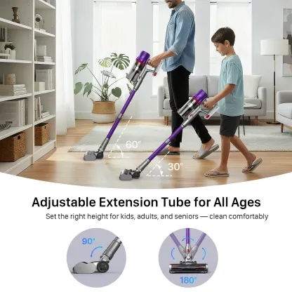 Aspiradora Inalámbrica de 180W con Filtro HEPA