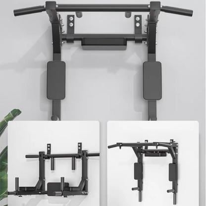 Barras Ejercicios 8 En1 Dominadas Pared Gym Multifuncional Soporta 200kg, Gimnasio en Casa, Fortalece Espalda Brazos y Mas, para Pared y Piso, Uso Rudo Fácil Instalación