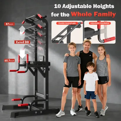 Torre de potencia ajustable «Beast Mode» (capacidad de 500 libras) – Gimnasio en casa