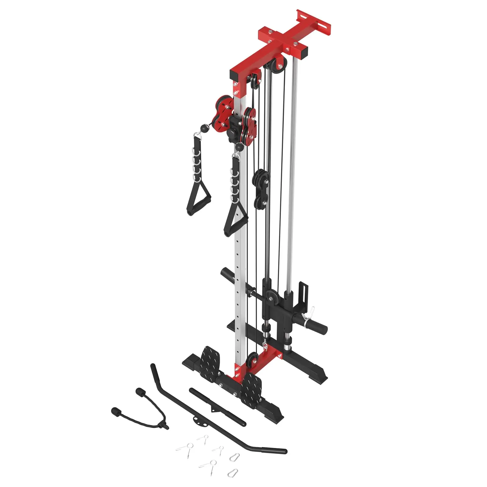 Equipo de fitness LAT Tower con sistema de poleas altas y bajas