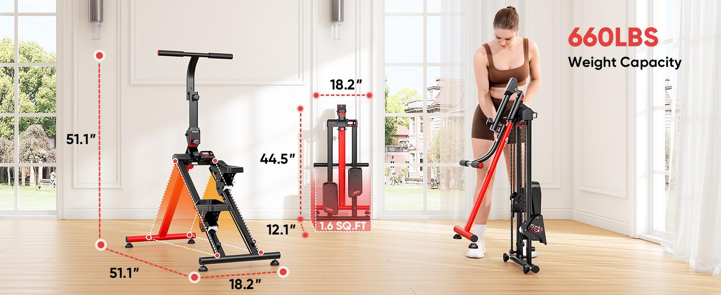 YOLEO Steppers for Exercise at Home, Adjustable Stair Stepper with 3 Workout Modes,Folding Cardio Stair Master with Ski Simulation Mode & Oversized Pedal,90% Pre-Assembled Stair Climber with Handlebar YOLEO Steppers for Exercise at Home, Adjustable Stair Stepper with 3 Workout Modes,Folding Cardio Stair Master with Ski Simulation Mode & Oversized Pedal,90% Pre-Assembled Stair Climber with Handlebar