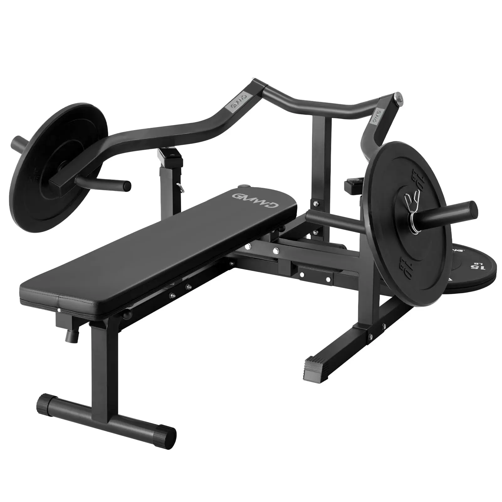 Máquina de press de pecho GMWD de 1050 libras con banco de inclinación ajustable