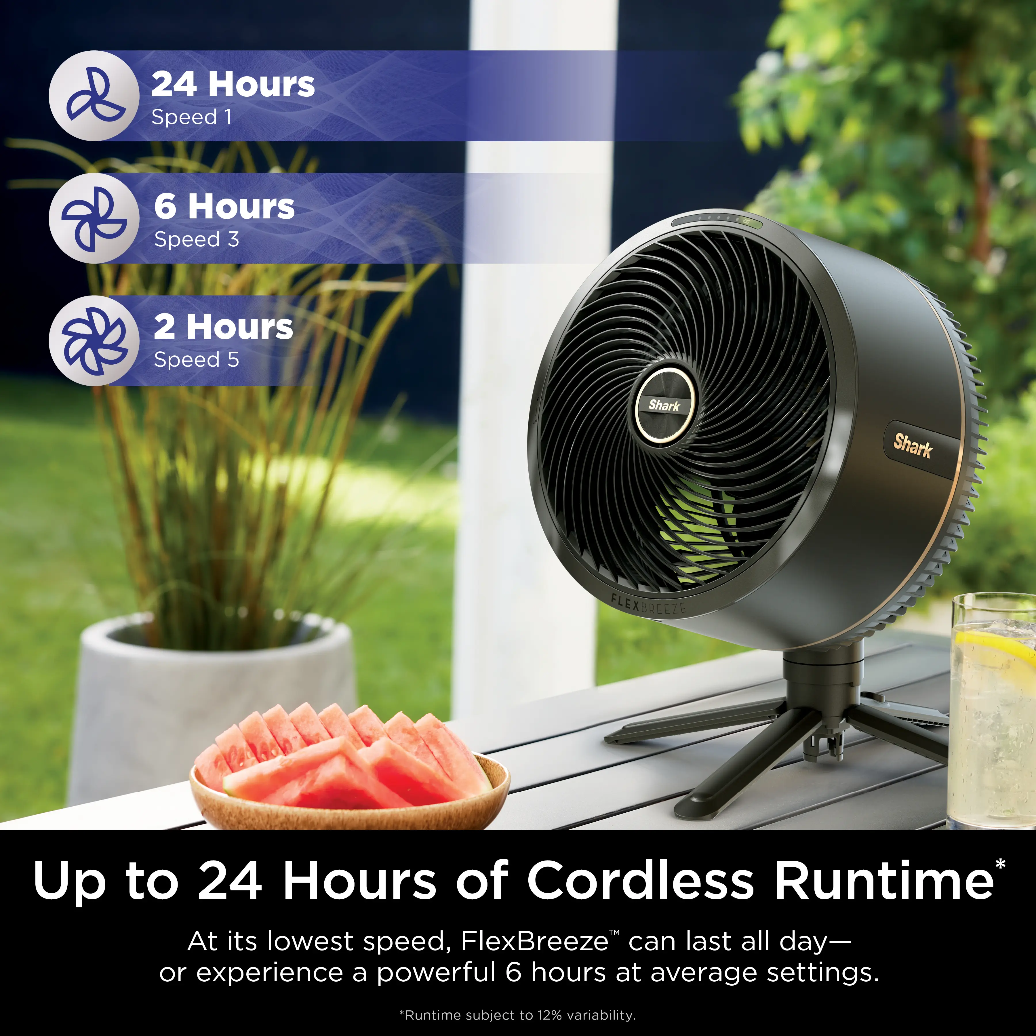 Ventilador Shark FlexBreeze con accesorio de nebulización InstaCool