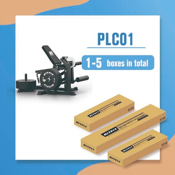 Máquina de extensión y flexión de piernas RITFIT PLC01 – Gimnasio en casa ajustable