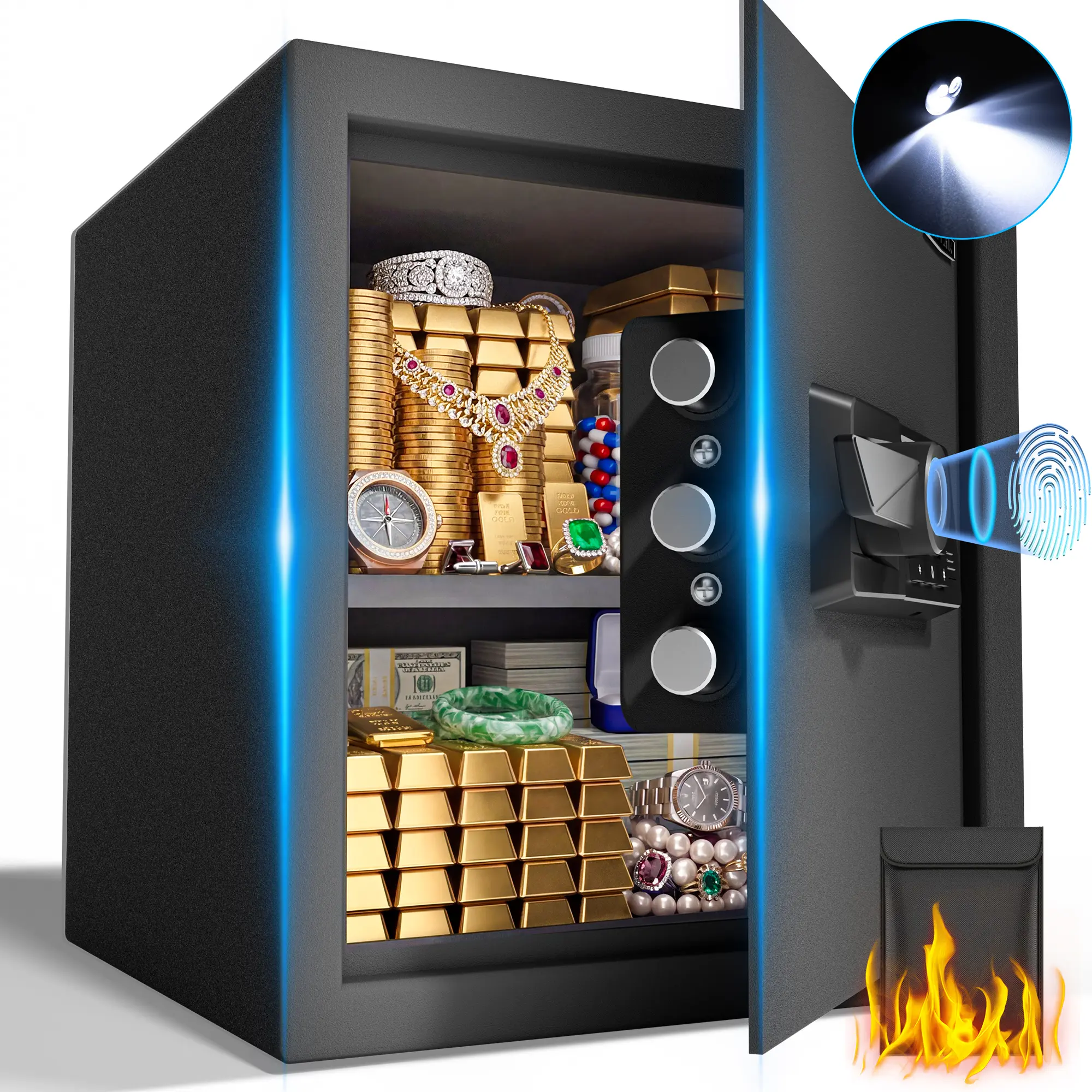 Caja Fuerte Biométrica de Seguridad