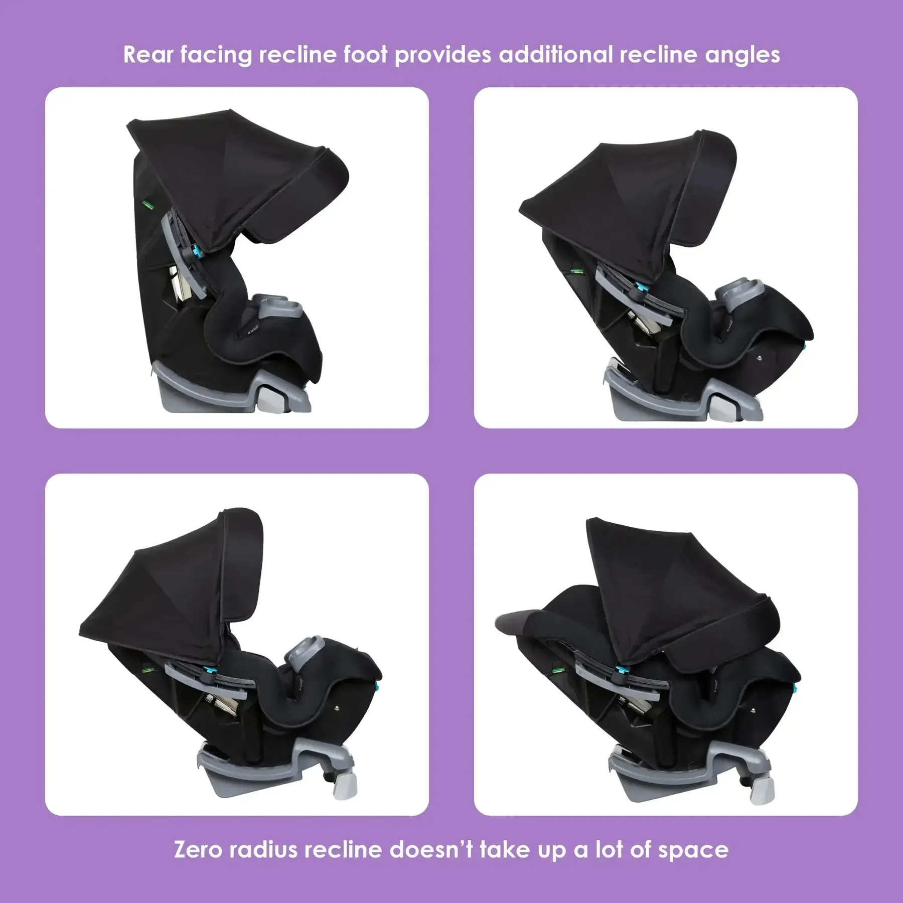 Baby Trend Cover Me Silla de auto convertible 4 en 1