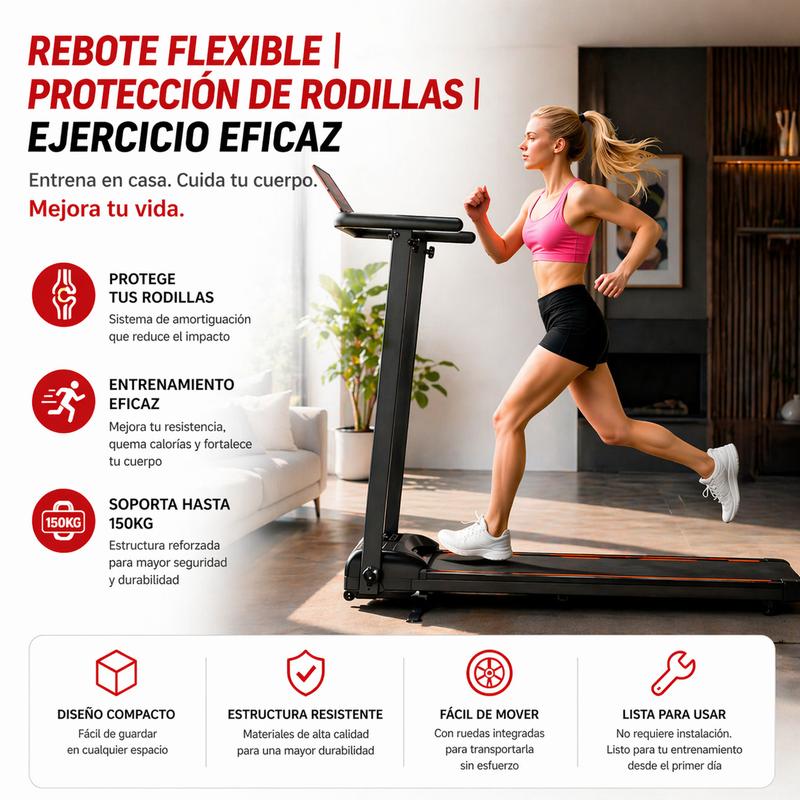 Cinta de Correr Northmarch Plegable Silenciosa | Gimnasio en Casa