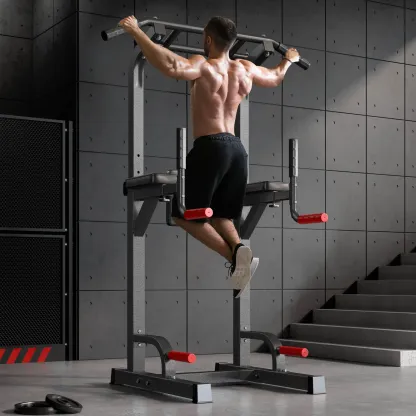 Torre de potencia ajustable «Beast Mode» (capacidad de 500 libras) – Gimnasio en casa