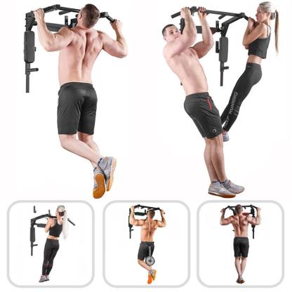 Barras Ejercicios 8 En1 Dominadas Pared Gym Multifuncional Soporta 200kg, Gimnasio en Casa, Fortalece Espalda Brazos y Mas, para Pared y Piso, Uso Rudo Fácil Instalación