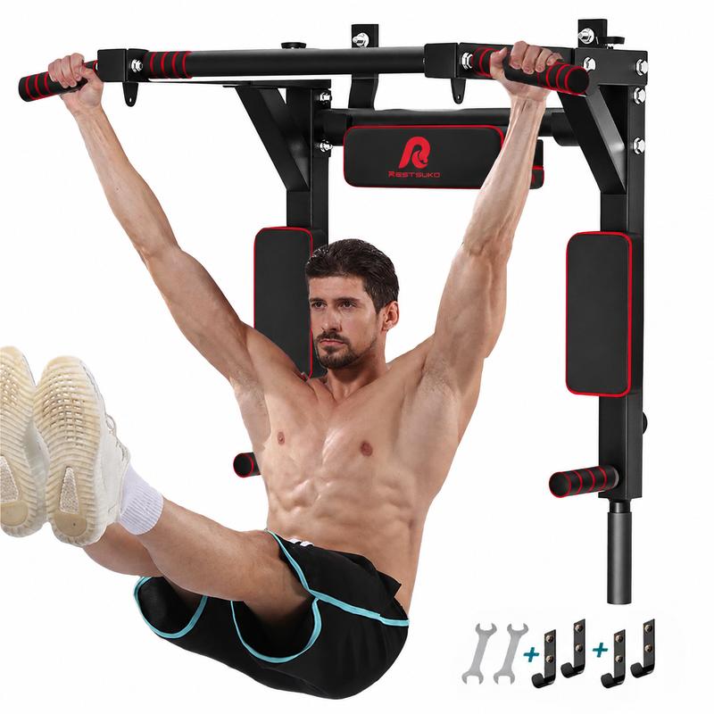 Barras Ejercicios 8 En1 Dominadas Pared Gym Multifuncional Soporta 200kg, Gimnasio en Casa, Fortalece Espalda Brazos y Mas, para Pared y Piso, Uso Rudo Fácil Instalación