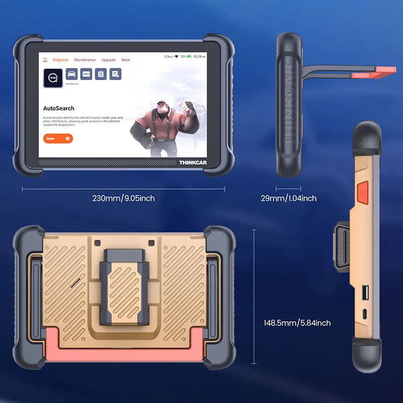 THINKCAR — Herramienta de escaneo OBD2 para automóviles con actualizaciones gratuitas de por vida; THINKSCAN 689BT — Herramienta de diagnóstico automotriz para todos los sistemas; Escáner OBD2 bidireccional con codificación de ECU, más de 35 servicios, FC