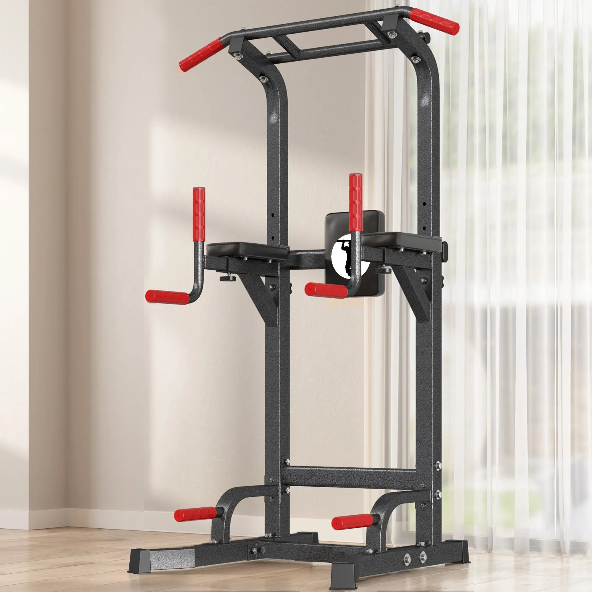 Torre de potencia ajustable «Beast Mode» (capacidad de 500 libras) – Gimnasio en casa