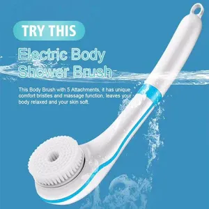 Electric Body Shower Brush(with 5 brush head)