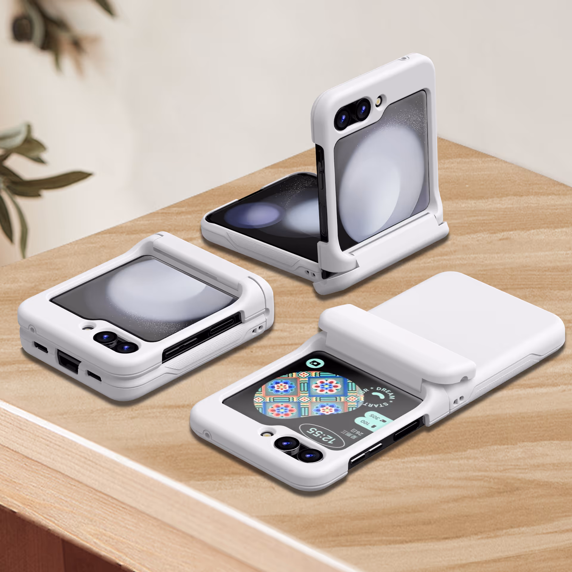Wallet Case Cover Compatible with Galaxy Z Flip 3/4/5/6 Case