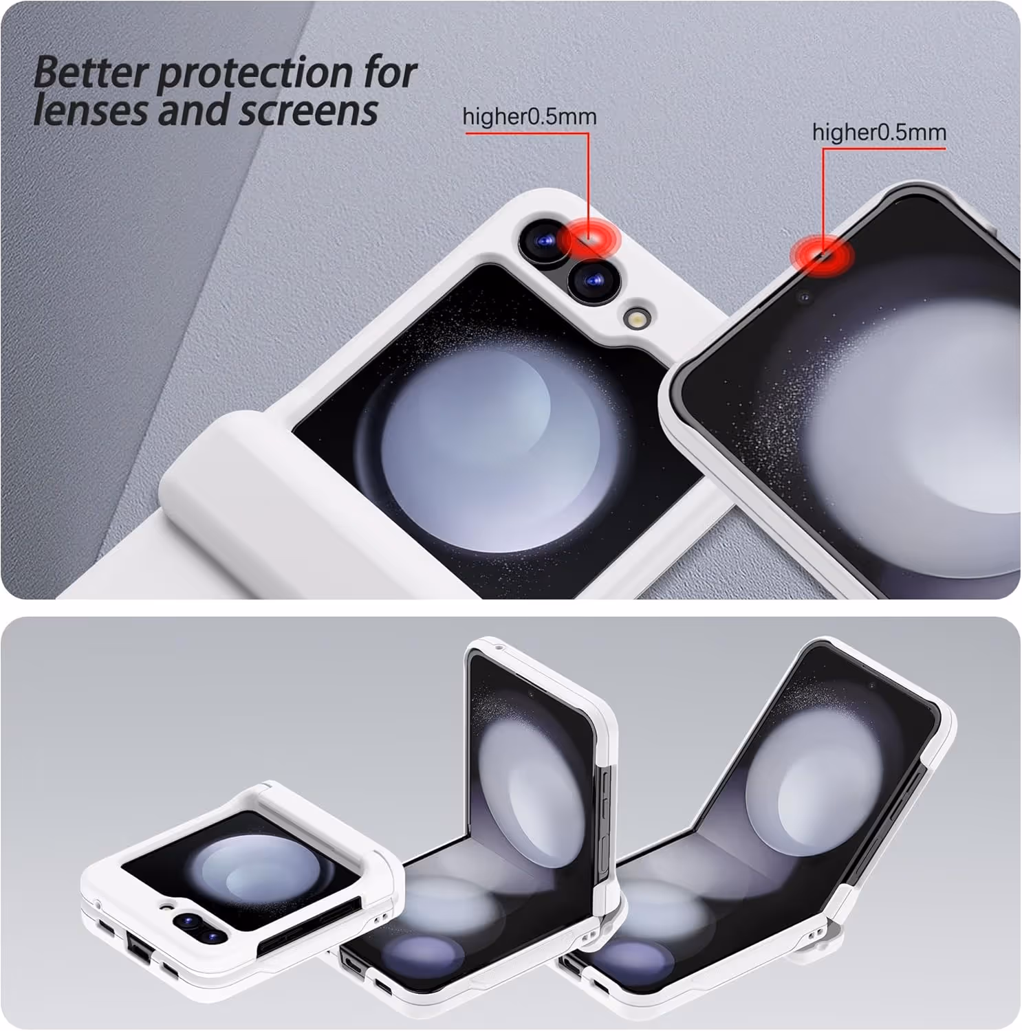 Wallet Case Cover Compatible with Galaxy Z Flip 3/4/5/6 Case
