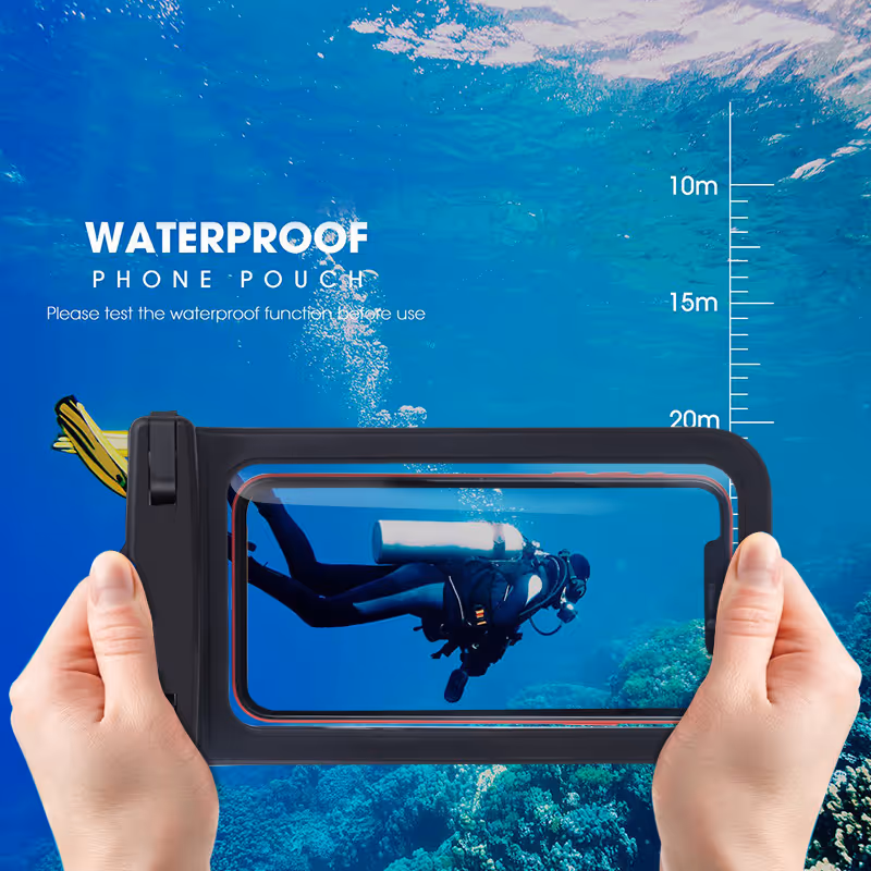 🌊Waterproof Phone Pouch📱Applicable to all mobile phone models（Buy More Save More）