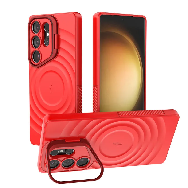 Lens Bracket Corrugated Anti-Fall Phone Case