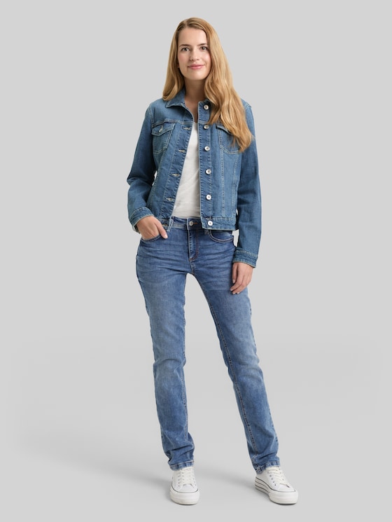 TTALEXA STRAIGHT jeans - random bleached  blue denim