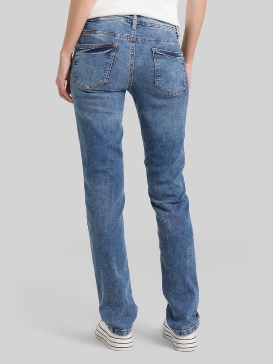 TTALEXA STRAIGHT jeans - random bleached  blue denim