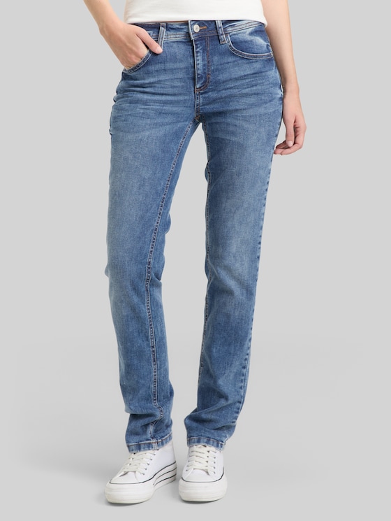 TTALEXA STRAIGHT jeans - random bleached  blue denim