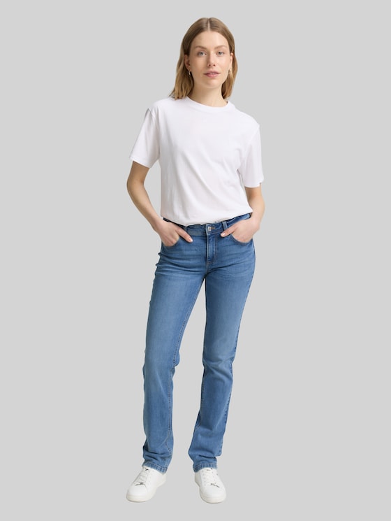 TTALEXA STRAIGHT jeans - light stone bright blue denim