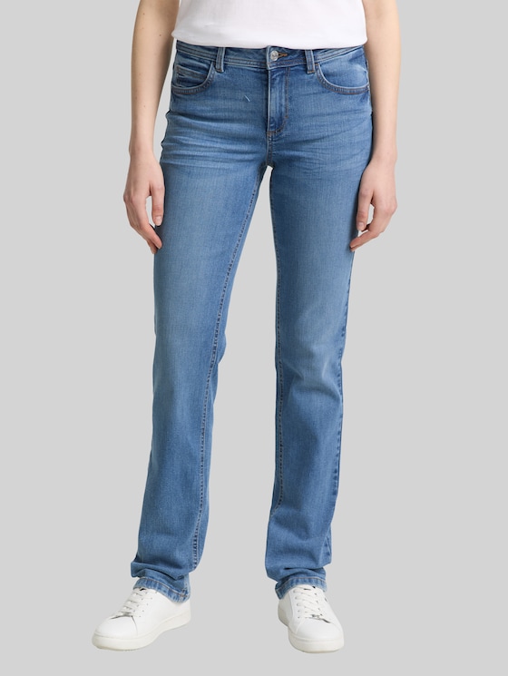 TTALEXA STRAIGHT jeans - light stone bright blue denim