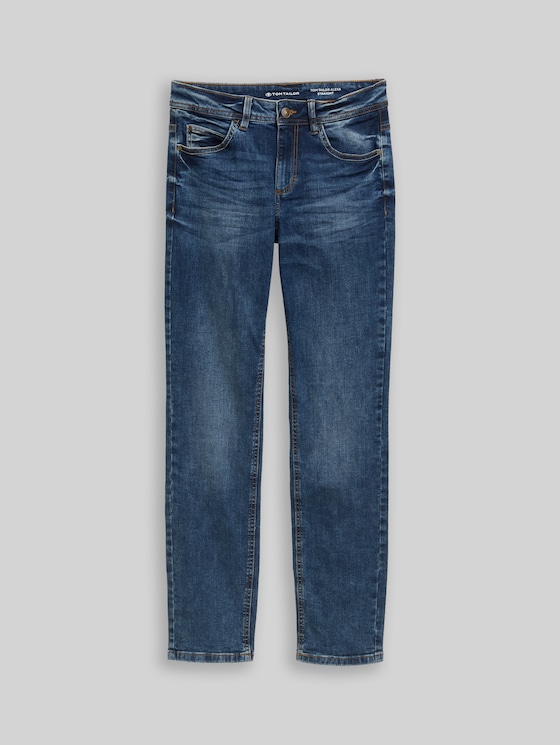 TTALEXA STRAIGHT jeans - mid stone wash denim