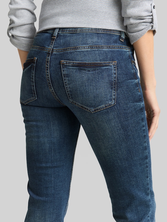 TTALEXA STRAIGHT jeans - mid stone wash denim