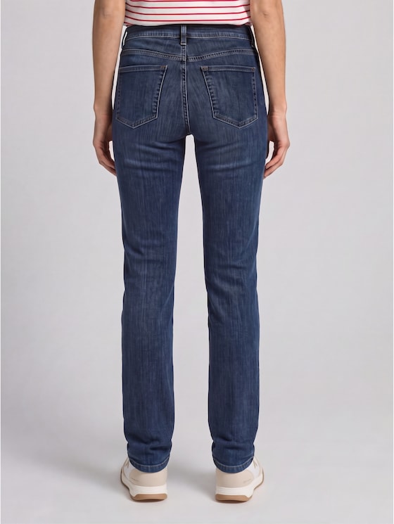 TTALEXA STRAIGHT jeans - dark stone wash denim