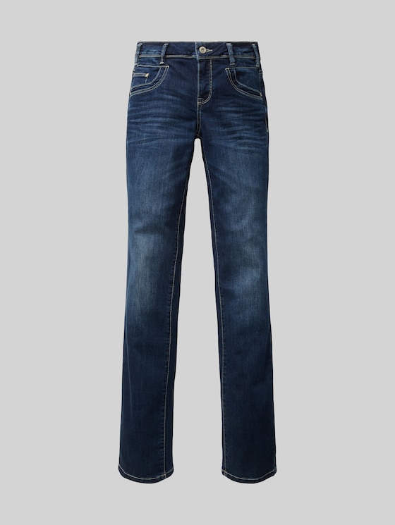 TTALEXA STRAIGHT jeans - dark stone wash denim
