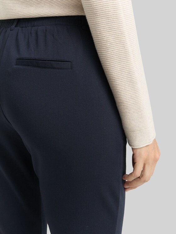 Casual material trousers - Real Navy Blue