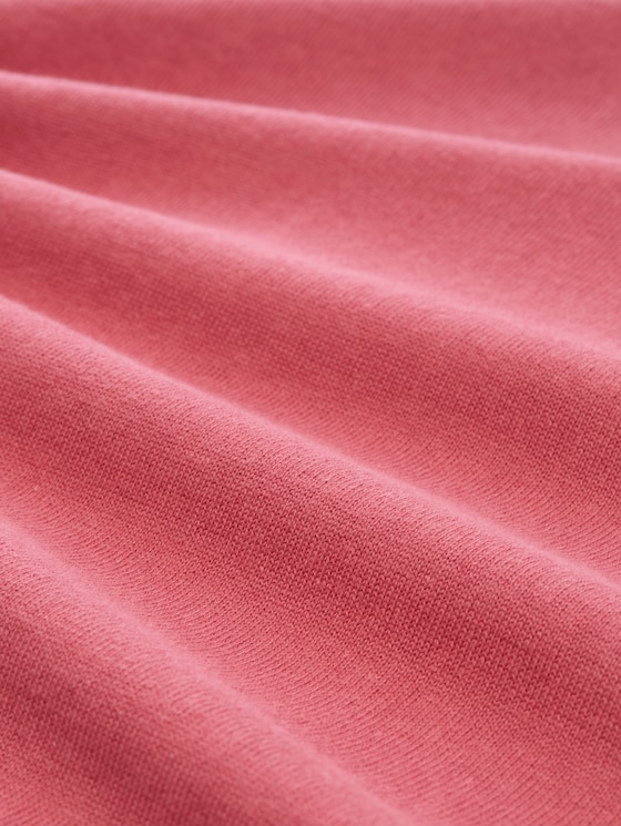 Jumper with V-neckline - cozy pink