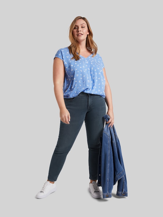 Plus Size - TTPLUS SLIM jeans - Used Dark Stone Blue Denim
