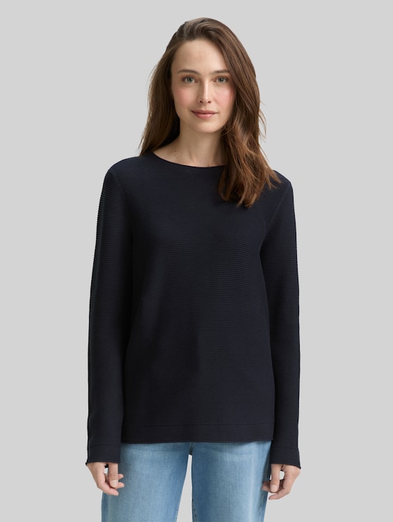 Cotton knitted jumper - Lunar Eclipse