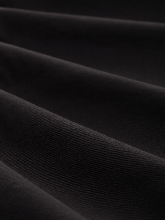 Chinos with belt - deep black