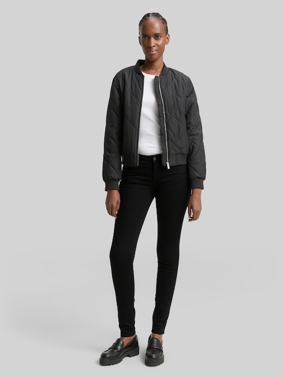 TTJONA EXTRA SKINNY jeans - clean dark stone black denim