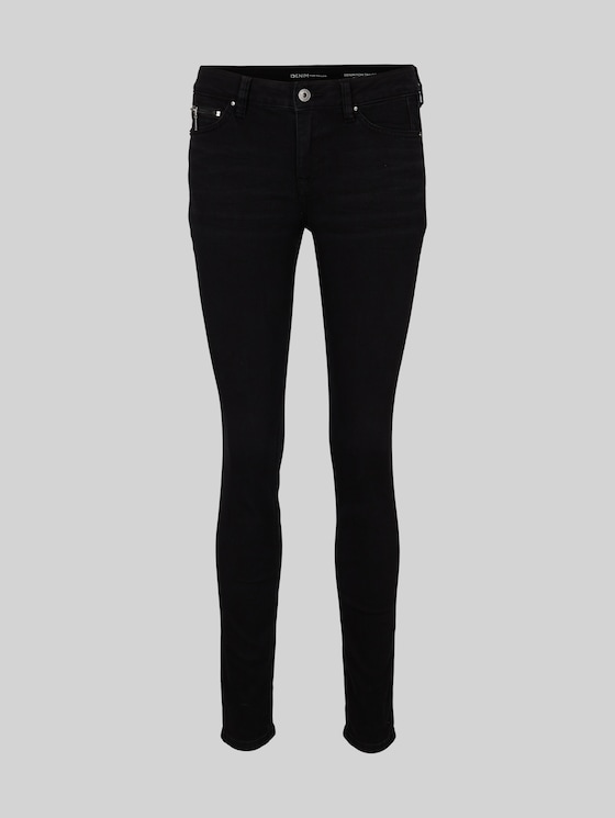 TTJONA EXTRA SKINNY jeans - clean dark stone black denim