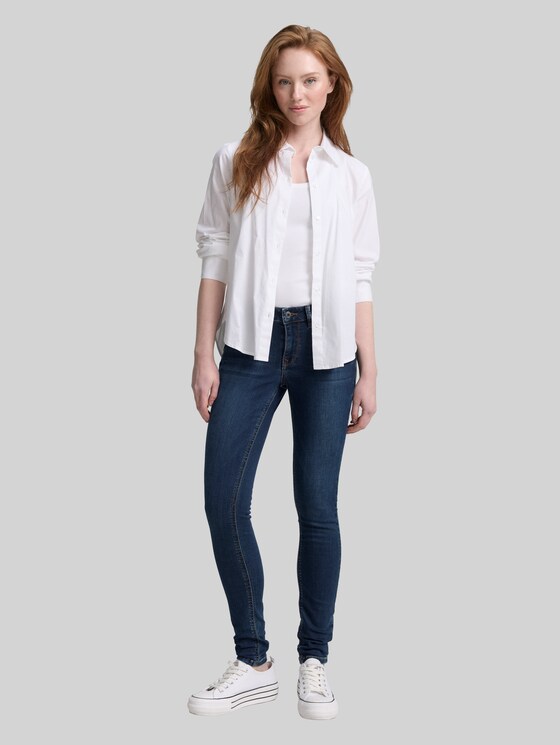 TTJONA EXTRA SKINNY jeans - dark stone wash denim