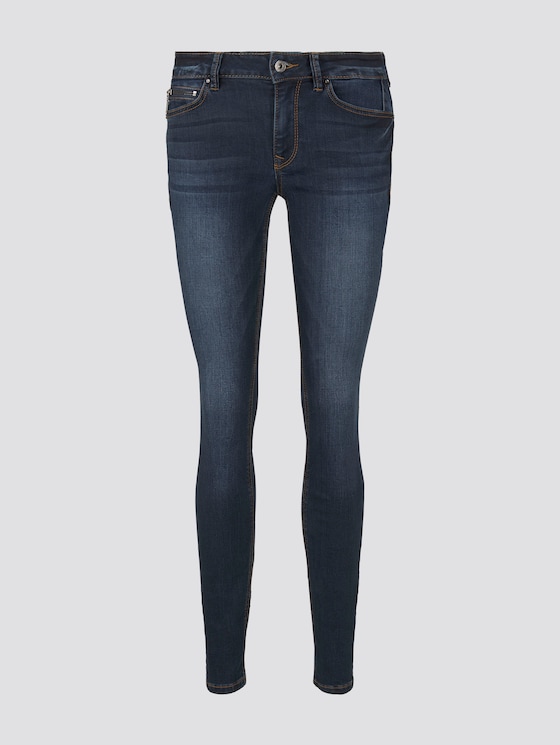 TTJONA EXTRA SKINNY jeans - dark stone wash denim