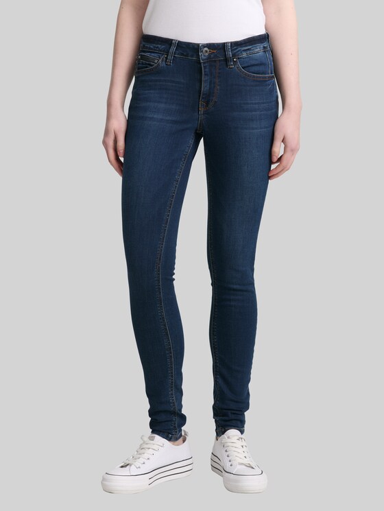 TTJONA EXTRA SKINNY jeans - dark stone wash denim