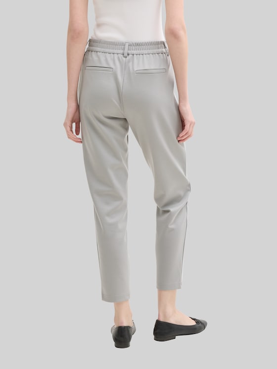 Relaxed-fit trousers with an elastic waistband - grey fog