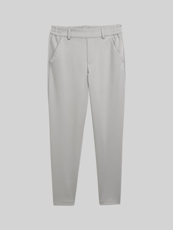 Relaxed-fit trousers with an elastic waistband - grey fog