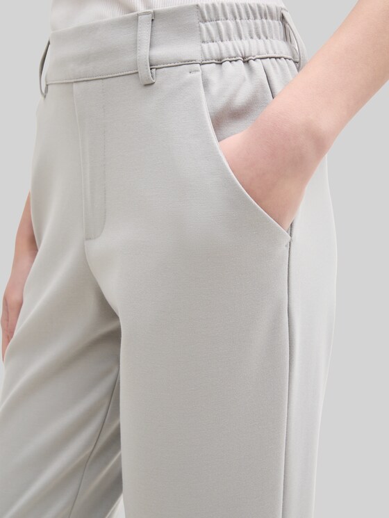 Relaxed-fit trousers with an elastic waistband - grey fog