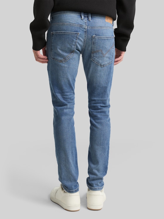 TTCULVER SKINNY jeans - Used Light Stone Blue Denim
